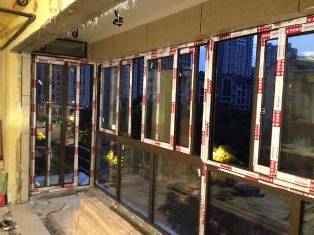 Hangzhou hot sale Feng aluminum broken bridge sound insulation sliding system window seal balcony terrace consultation telephone 18268826169