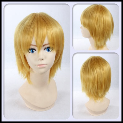 taobao agent [Soul Man Xuan] Kuroko's basketball Huangse, Liangtai Golden Face, Anti -Qiao Yamaguchi COS wig