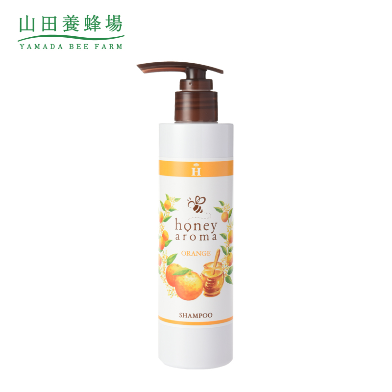 【日本直邮】山田养蜂场 honey蜂蜜芳香 香橙精油洗发水 200ml