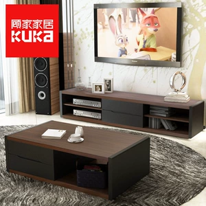 Gujia nhà bàn cà phê tủ TV đặt hiện đại nhỏ gọn kích thước đồ nội thất phòng khách đặt 1528