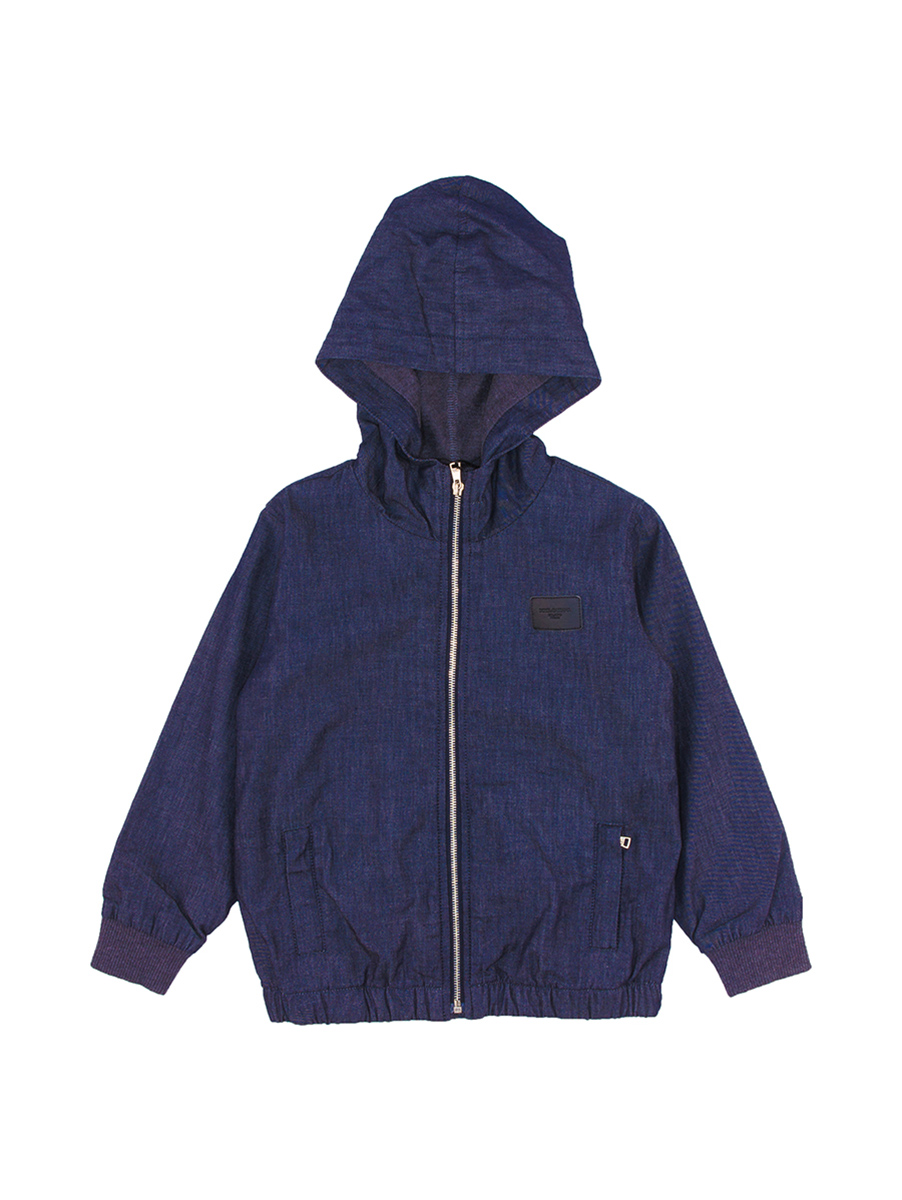 Dolce&Gabbana 深蓝色牛仔连帽拉链外套