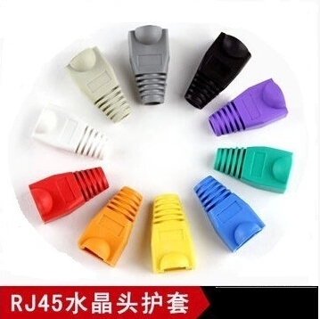 High-quality Internet jacket crystal head protective sheath crystal head jacket RJ45 crystal head jacket