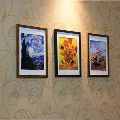 Mish Yaju 3 frame large frame solid wood Photo Wall photo wall frame wall frame wall creative combination background decorative photo frame