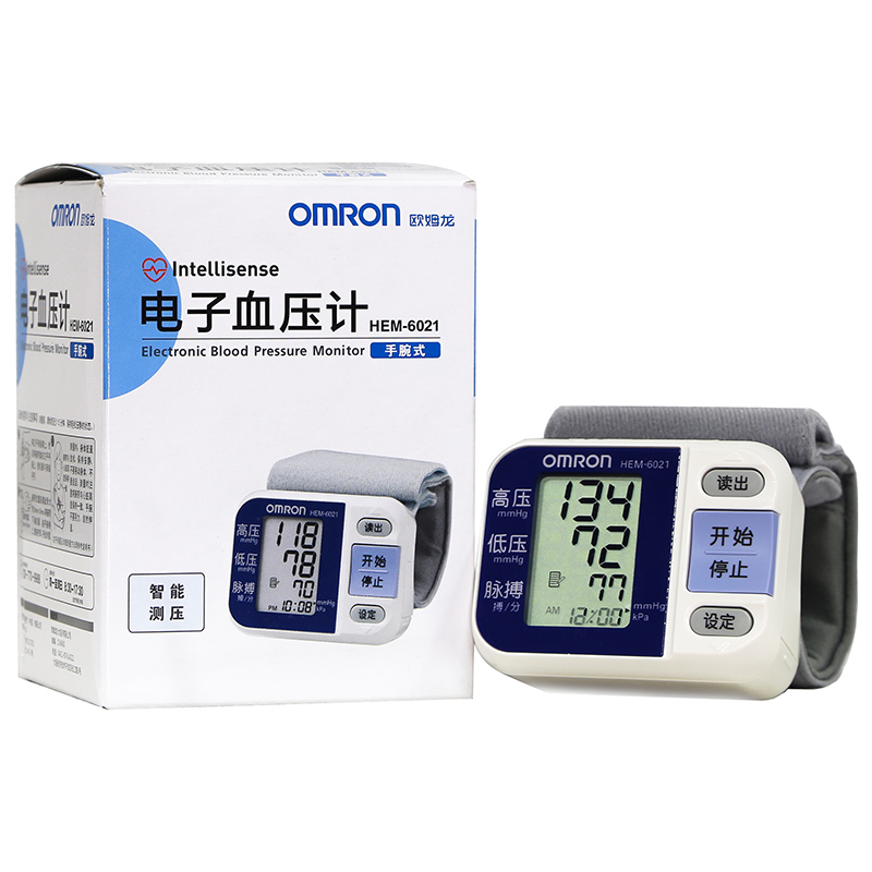 欧姆龙电子血压计HEM-6021 手腕式血压计ca