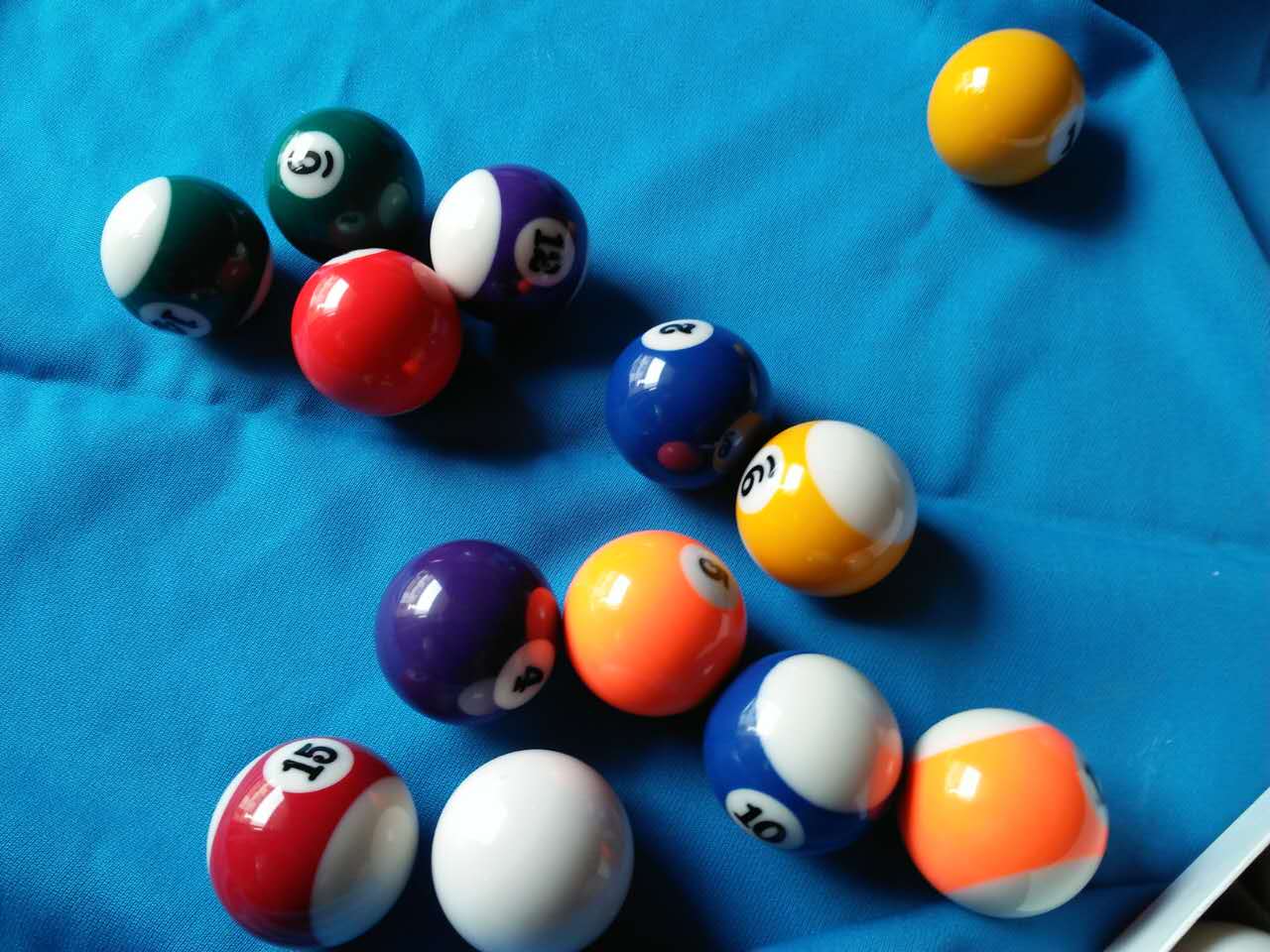 Loose sell Billiard 16 color billiards American black 8 billiard Crystal ball No 2 Snooker Cue ball Fancy zero ball Single buy