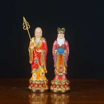 8 10 16 19 24 inch Min Gong Dao Ming Bodhisattva Buddhist Buddha Statue Dunhuang Color K Gold Fine Ornaments