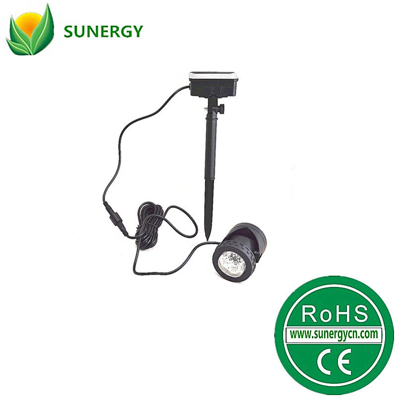 6LED solar pool lamp underwater lamp fish tank lamp projection lamp garden lawn rockery landscape decoration lighting lamp