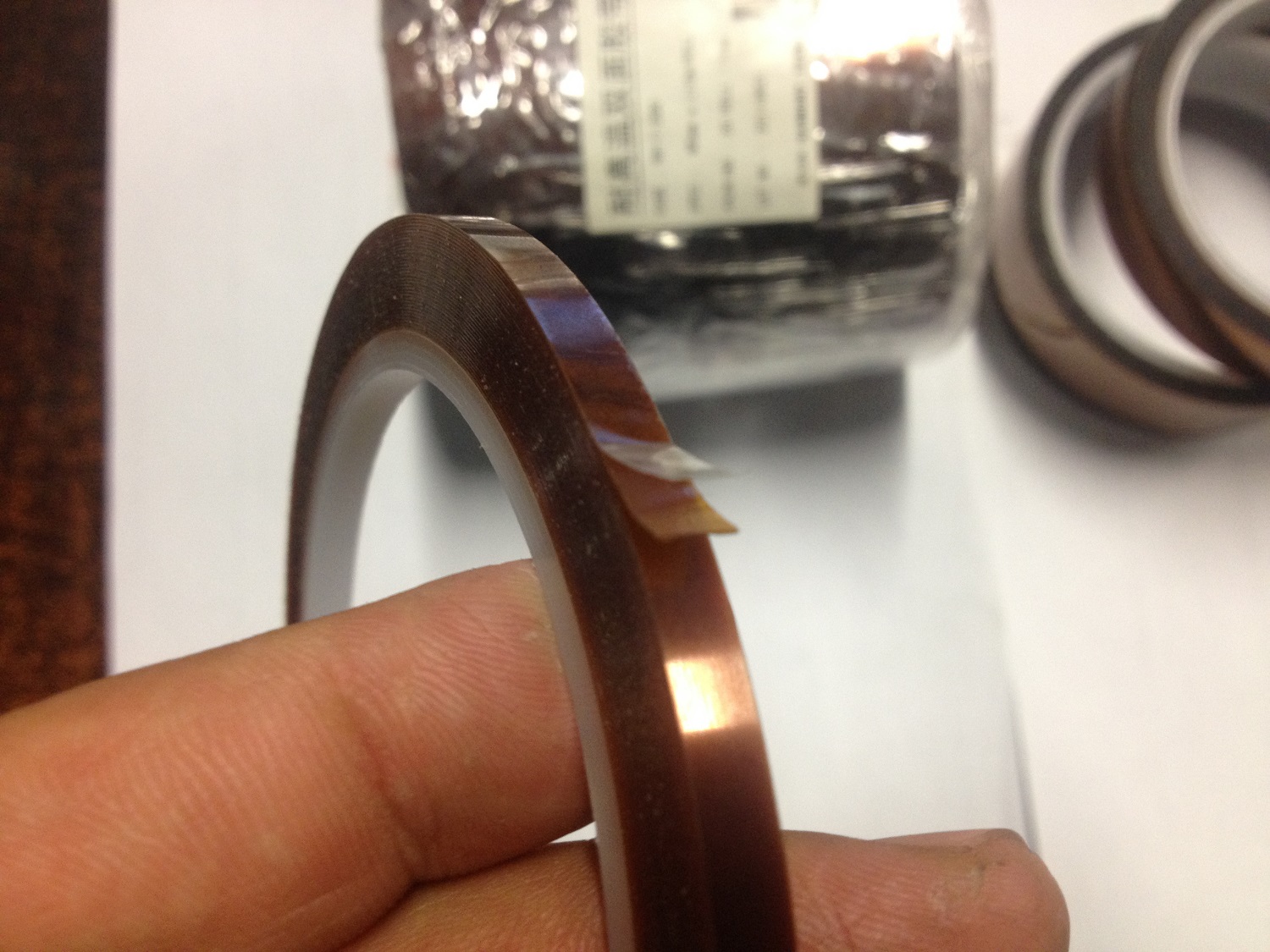 SMT electronics industry double-sided high temperature tape 0 2mm thick