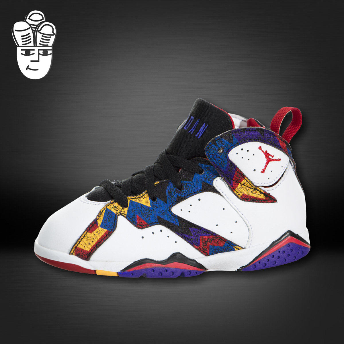 Air Jordan 7 Retro AJ7宝宝鞋 火星人马文配色婴儿鞋 运动休闲鞋