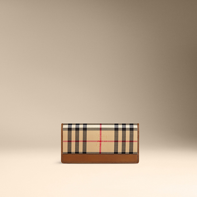 BURBERRY/博柏利Horseferry Check格纹长款钱夹 39355611