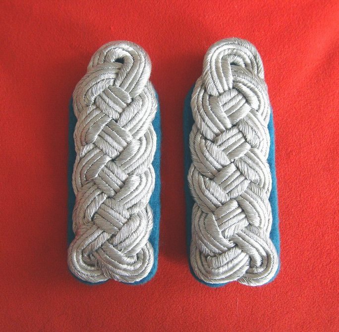 East Germany GDR German Uniform Air Force Cadet Rank Epaulettes - World War II Replacement