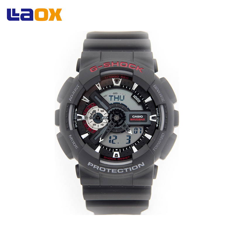 日本直邮卡西欧 CASIO G-SHOCK系列GA110-1AJF运动石英表 黑色