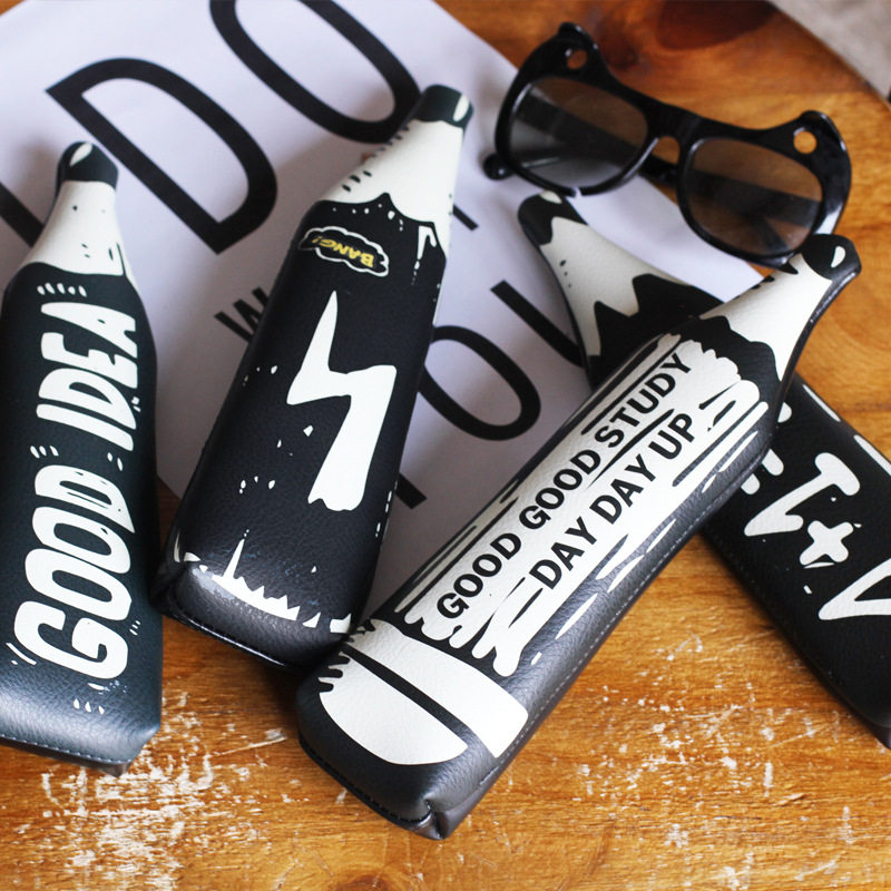 Cuckoo tribe original new fashion Korean style PU cool pencil bag large capacity factory direct sale can be wholesale