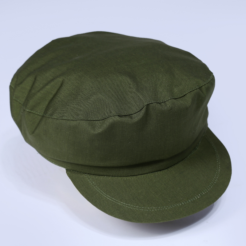 Army green training cap cap liberation Red Army cap 65-style old five-pointed star cap for men and women red guards