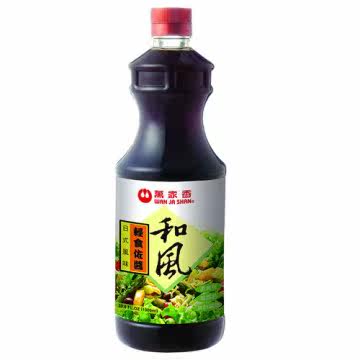 万家香 和风轻食佐酱1000ml台湾官网直邮进口