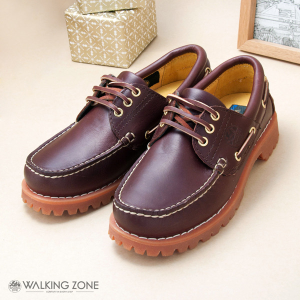 WALKING ZONE 经典复刻雷根鞋(酒红色) 小牛皮手台湾官网直邮进口