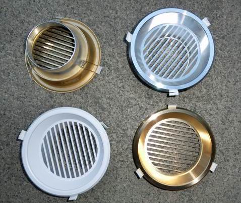 Integrated Ceiling Bath Overwind Heater Outlet Window Warm Air Blast Air Outlet Ventilator Wind Guide Air Outlet LED light