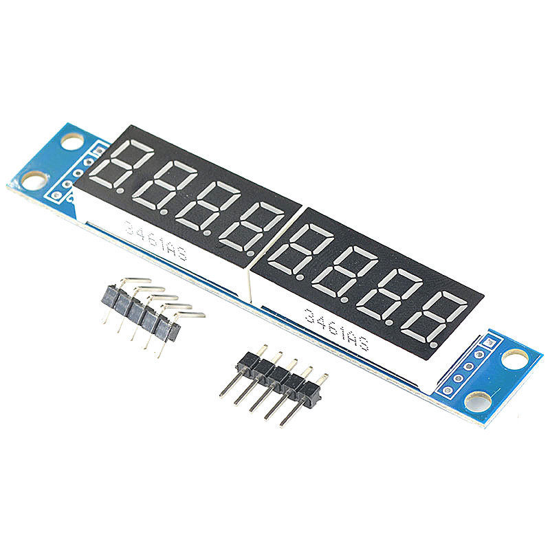 8-bit glow tube display module MAX7219 LED display support cascading octet serial 3 IO ports control