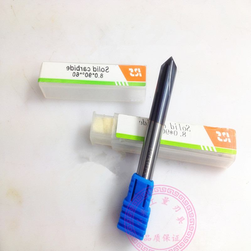 Overall alloy tungsten steel chamfered knife countersunk drill coated straight shank chamfering drill 4-5-6-8-10-12 * 90 degrees 60 degrees