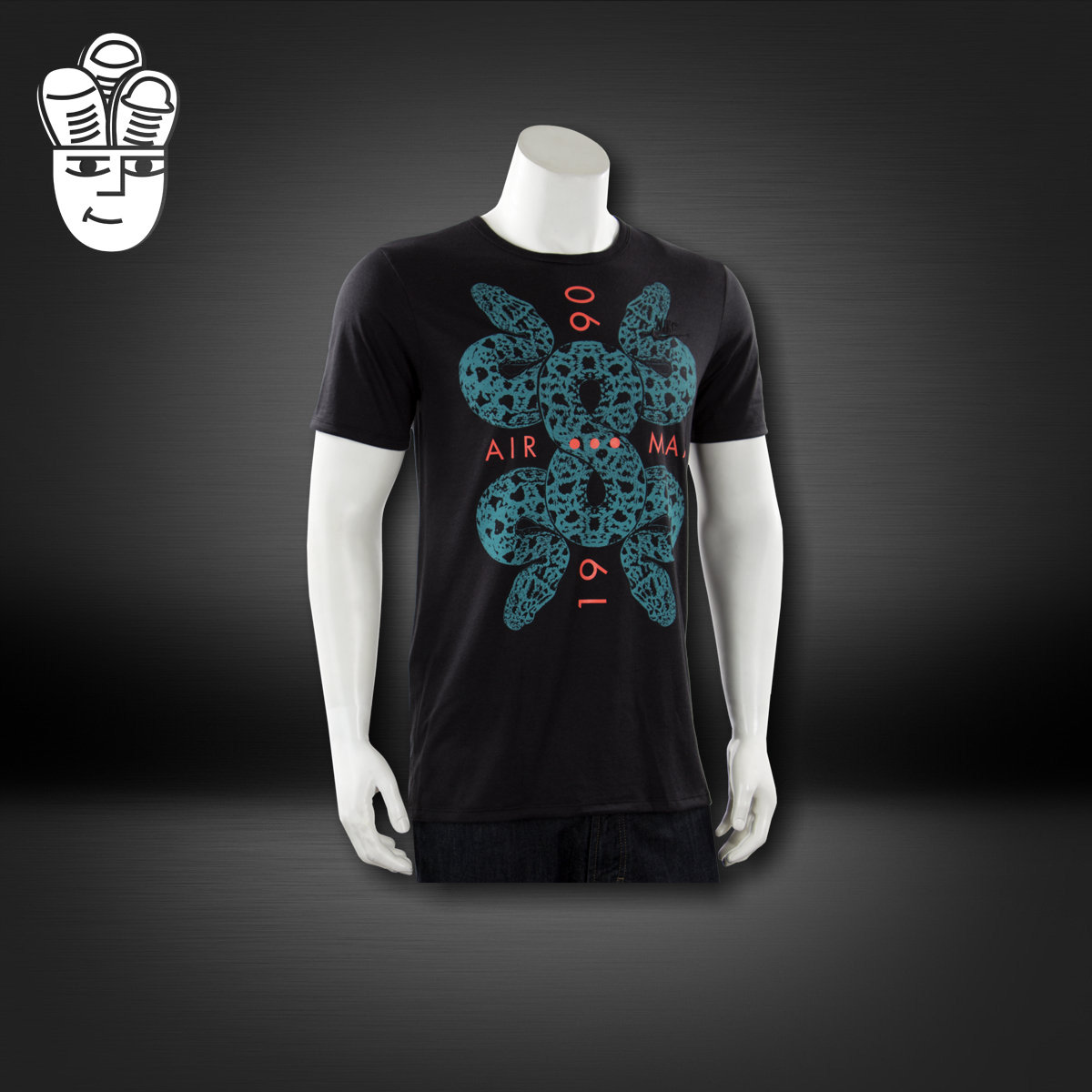 Nike Air Max Snake T-Shirt 耐克男子运动短袖 蛇纹T恤