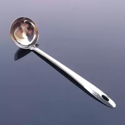Rust steel long handle hot pot spoon high-grade kitchen utensils soup shell soup scoop porridge spoon special offer