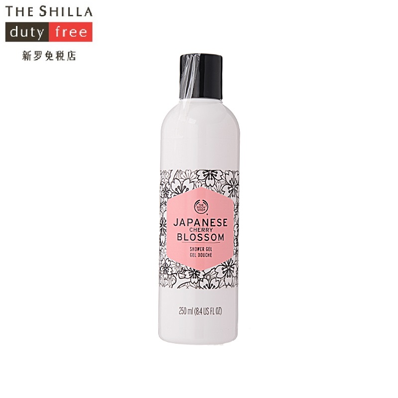 [新罗免税店]The body shop/美体小铺 日本樱花保湿沐浴露250ml