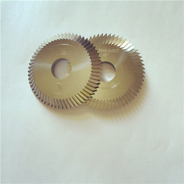 60 teeth alloy angle knife 0110 C C Wenxing with key machine milling cutter 60x6x16