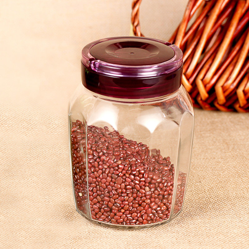 【天猫超市】克芮思托NC-9000玻璃储物罐密封罐泡菜罐收纳罐1.8升