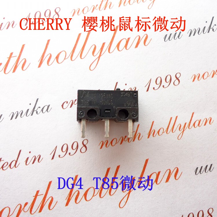 Cherry Cherry Mouse Micro Switch Dg4 T85 Black Dot 0.74N Gold Alloy Micro Switch Genuine Cherry Micro Switch