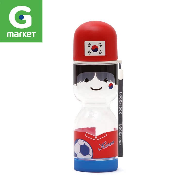 新品韩国正品 Gmarket生活[Lock&Lock] 430ml卡通随手杯 韩国