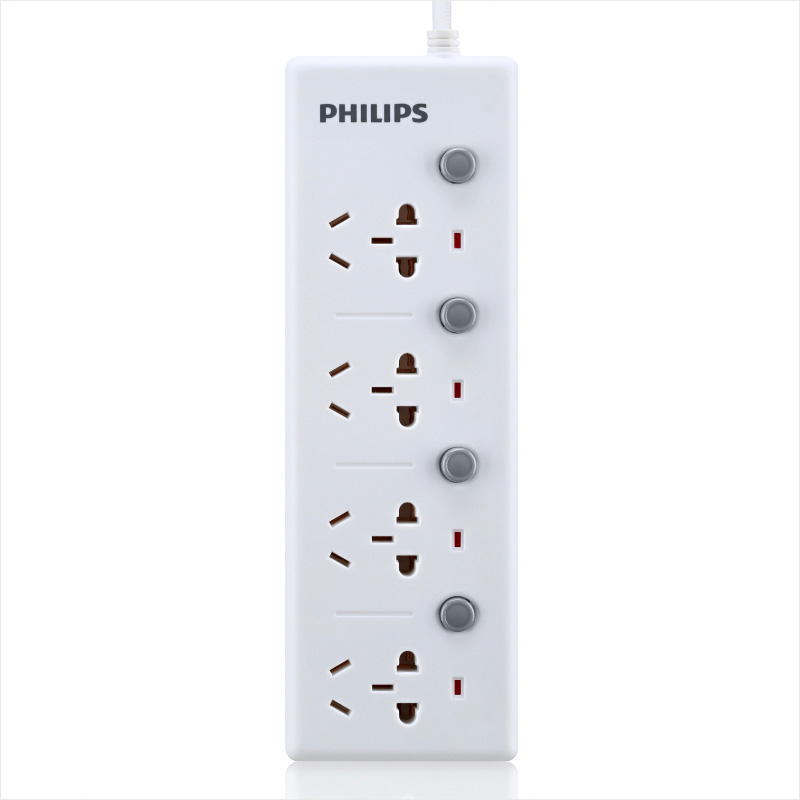 【天猫超市】飞利浦/Philips插排1.8米国标四位分控SPS4420C插座