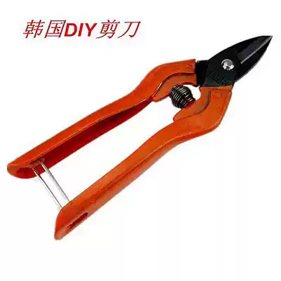 Korea short round mouth 160MMDIY handmade scissors wire industrial chain garden electrician cutting pliers iron leather floral scissors
