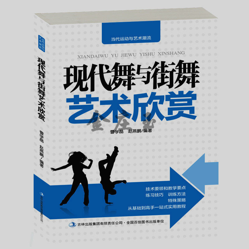 现代舞与街舞艺术欣赏 儿童小朋友小学生学街舞爵士舞霹雳舞机械舞踢踏舞基本动作脚法 艺术欣赏方法方式 插图正版2015年最新版