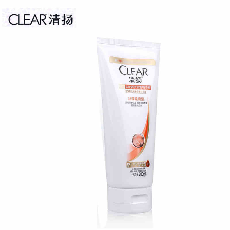 clear 清扬润发精华乳丝漾柔滑型 200ml去屑 满99包邮 护发素