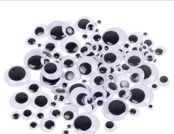 Active eyeball with back rubber eye patch Kindergarten DIY handmade decorative material bag children puzzle toys 