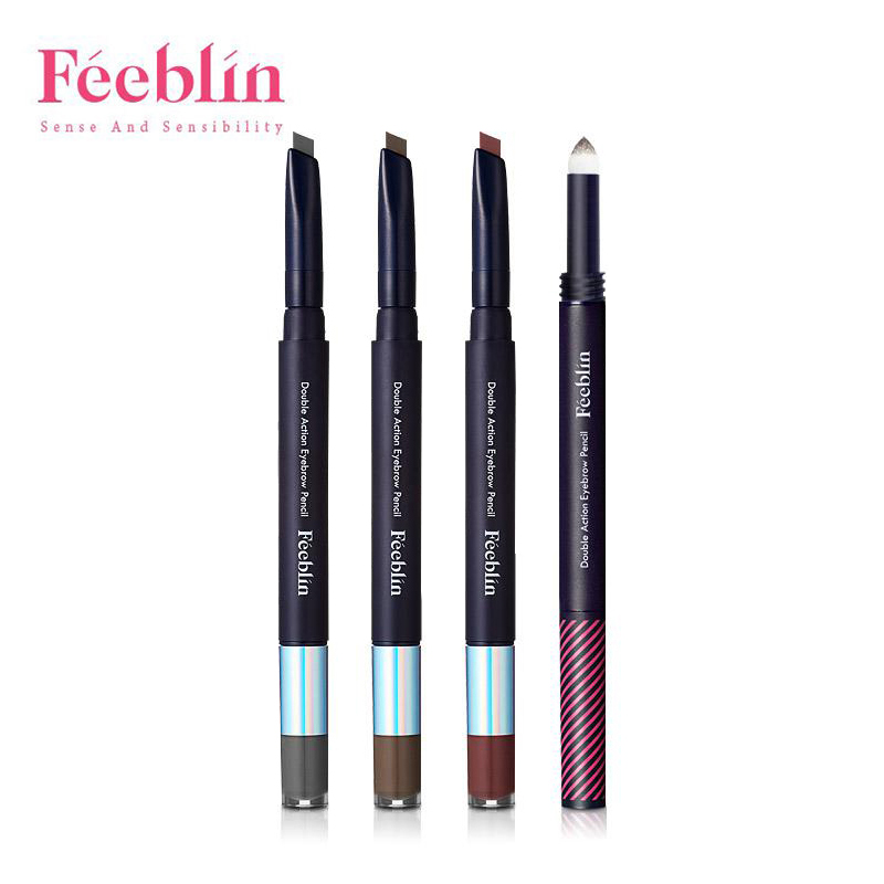 Féeblin菲白琳双头双效眉笔0.2g防水防汗画出自然利落眉毛初学者