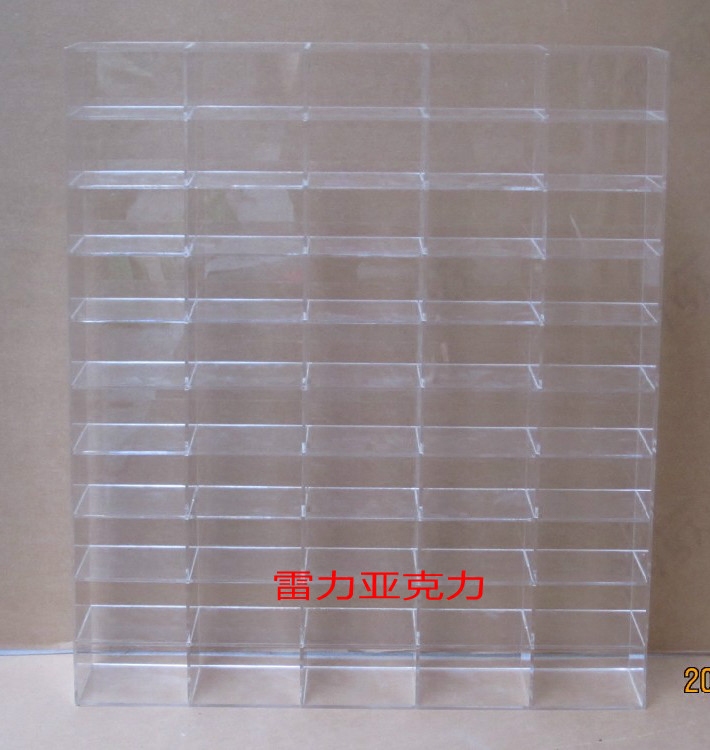 Acrylic car model storage box Domeca racing story display rack Lattice cabinet Alloy car model frame