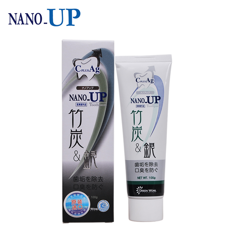 韩国牙膏进口NANO-UP(纳弗拉)纳米竹炭牙膏