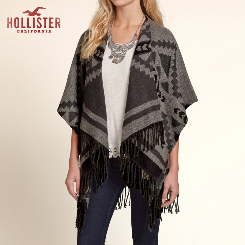 Hollister 图案毯质上衣 女 100606