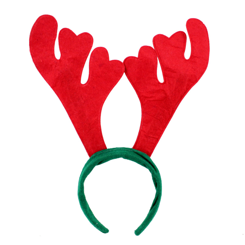 Christmas party dress up with accessories Decorative Deer Corner Bell Peppers Universal Christmas Hair Hoop Christmas Deer Corner Hair Stirrup Clasp Head Clasp