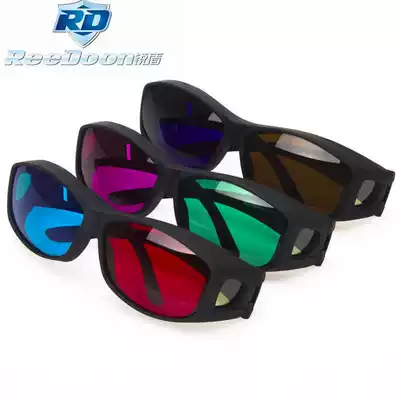 Storm AV red and blue left and right 3D glasses Mobile phone computer TV with 3D stereoscopic glasses myopia universal