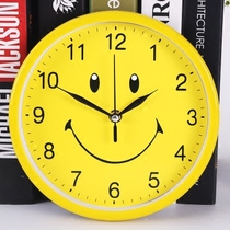 Clock fashion clock bedroom cartoon clock round creative hanging watch simple modern living room silent quartz clock