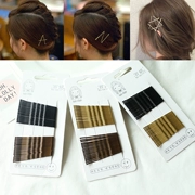 Hàn Quốc đen không sơn một clip clip chuyên dụng kẹp tóc kẹp tóc Liu bên bờ biển clip sóng tóc kẹp tóc phụ kiện - Phụ kiện tóc