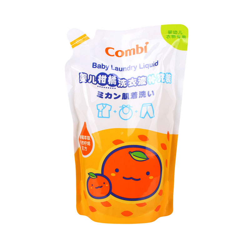 combi康贝 婴儿柑橘洗衣精补充装 植物洗衣剂/洗衣液 1000ml 9050