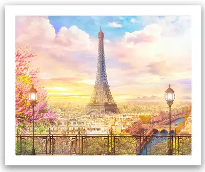 Spot 3D-JP plastic plastic plane puzzle Landscape Romantic Paris 500 pieces
