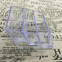 Good quality three-compartment transparent business card box business card holder business card holder three-compartment business card holder