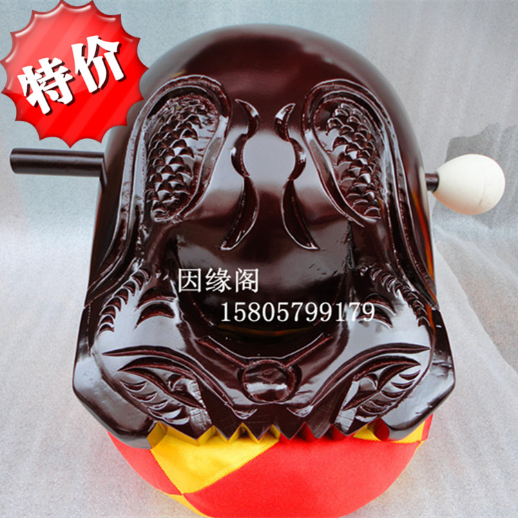 Due to penthouse Buddhist supplies Wood fish 10 inch wood fish Taiwan Wooden Fish Caliber 25 cm 2 Color Optional