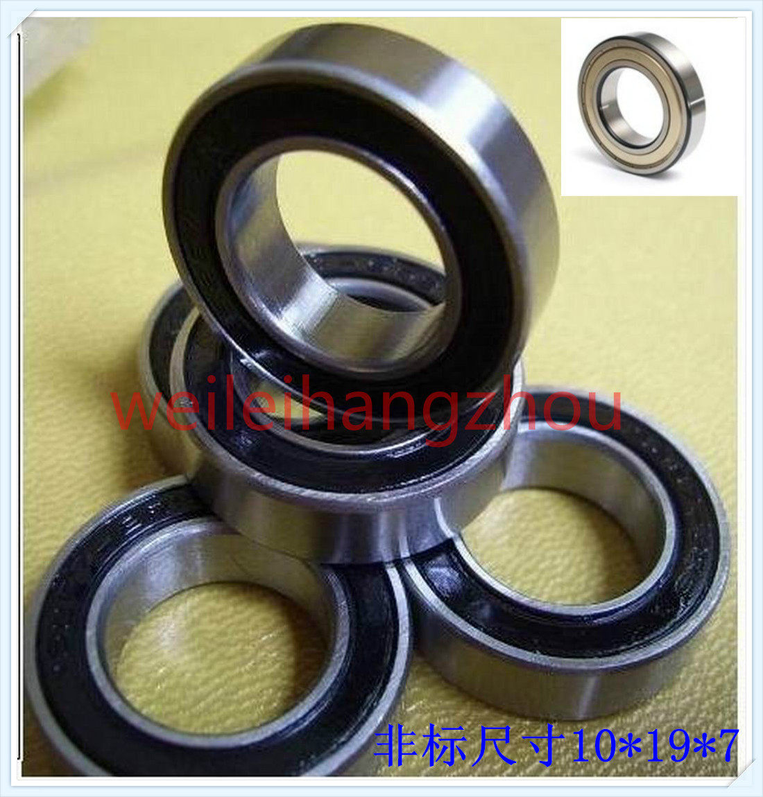 Bearing deep groove ball bearing Non-standard bearing size 10*19*7mm 63880Z embroidery machine bearing