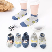 Vớ trẻ em cotton 3-5-8-12 tuổi Tất bé trai vớ thuyền bé gái vớ mùa xuân và mùa hè mỏng phần lớn vớ trẻ em