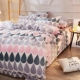 Phim hoạt hình giường nhung san hô gồm bốn tấm flannel mùa đông dày